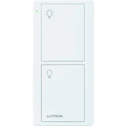 Lutron Pico 2-Button With On/Off Remote, Model PJ2-2B-GWH-L01