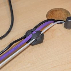 Klein Tools Self-Adhesive Cable Mounting Clips, 3 Slots (10-Pack), Model 450-410* -Outlets Sales Store 450410 app2 700x700