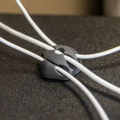 Klein Tools Self-Adhesive Cable Mounting Clips, 3 Slots (10-Pack), Model 450-410* -Outlets Sales Store 450410 app3 700x700