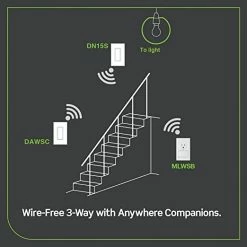 Leviton Decora Smart No-Neutral Wi-Fi Switch In White, Model DN15S-W* 12 Leviton Decora Smart No-Neutral Wi-Fi Switch In White, Model DN15S-W* -Outlets Sales Store 516DcjuFfgL. AC SX522 522x522