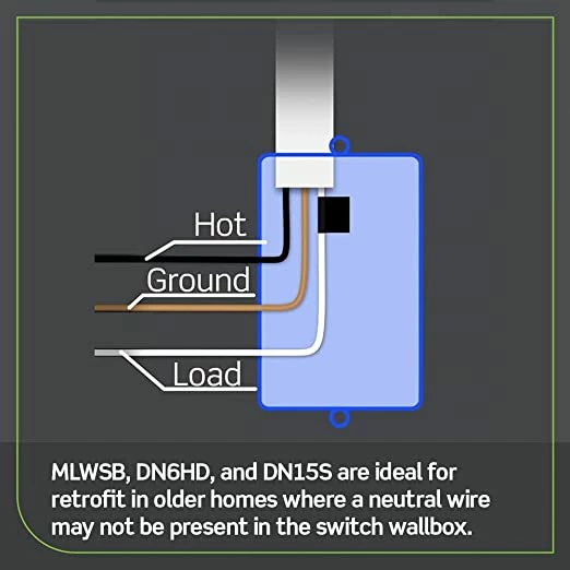 Leviton Decora Smart No-Neutral Wi-Fi Switch In White, Model DN15S-W* 7 Leviton Decora Smart No-Neutral Wi-Fi Switch In White, Model DN15S-W* - Image 7