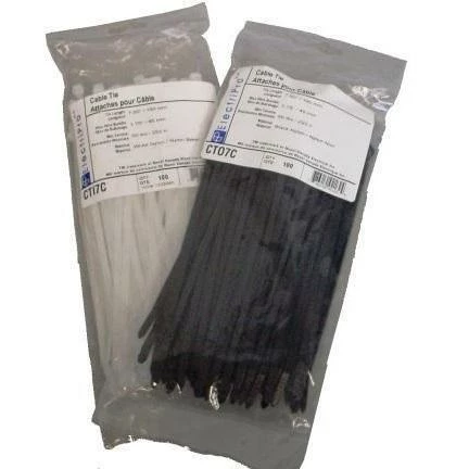 ElectriPro 5" Black Nylon Outdoor Cable Ties (1000 Units), Model EPOCTO5M - Image 2