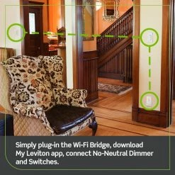 Leviton Decora Smart No-Neutral Wi-Fi Dimmer In White, Model DN6HD-W* 14 Leviton Decora Smart No-Neutral Wi-Fi Dimmer In White, Model DN6HD-W* -Outlets Sales Store 71ym3Vrm1PL. AC SL1000 700x700