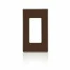 Leviton 1-Gang Decora Screwless Wallplate (Brown) Model 80301*