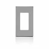 Leviton 1-Gang Decora Screwless Wallplate (Grey) Model 80301