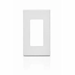 Leviton 1-Gang Decora Screwless Wallplate (White) Model 80301