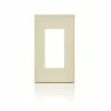 Leviton 1-Gang Decora Screwless Wallplate (Light Almond) Model 80301*