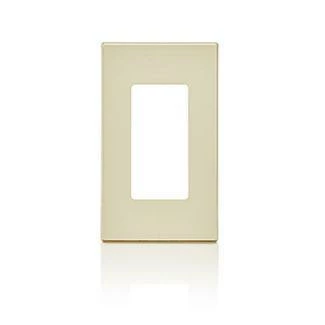 Leviton 1-Gang Decora Screwless Wallplate (Light Almond) Model 80301* 1 Leviton 1-Gang Decora Screwless Wallplate (Light Almond) Model 80301*