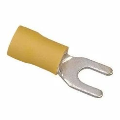 IDEAL Vinyl Insulated Spade Terminals 10 Stud Size (Pack Of 25), Model 83-7221