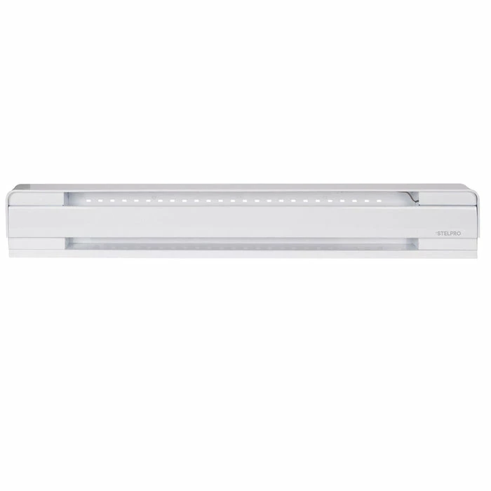Stelpro 750W White Brava Electric Baseboard Heater, Model B0752W 1 Stelpro 750W White Brava Electric Baseboard Heater, Model B0752W