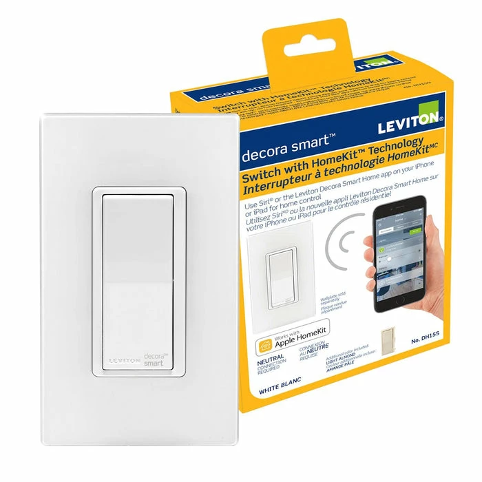 Leviton Decora Smart Switch With Homekit Technology, Model DH15S702 3 Leviton Decora Smart Switch With Homekit Technology, Model DH15S702 - Image 3