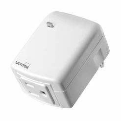 Leviton Decora Smart Plug-In Outlet With Wi-Fi Technology, Model DW15A742