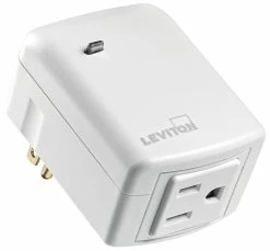 Leviton Decora Smart Plug-In Receptacle With Z-Wave Technology, Model DZPA1751