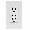 Leviton Decora Smart Receptacle With Z-Wave Technology, Model DZR15722*