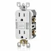Leviton GFCI Tamper-Resistant Receptacle With Guide Light, Model GFNL1-772