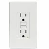 Leviton GFCI Receptacle, Slim Design, Tamper Resistant, Model GFTR1762