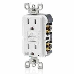 Leviton Package Of 2 GFCI Tamper-Resistant Receptacles With Wallplates, Model GFTR1-784 -Outlets Sales Store GFWT1 W 1 46eb3a27 3524 428f 9176 2c5aa66011bb 700x700
