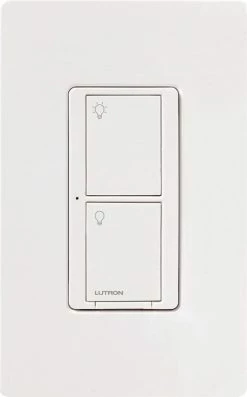 Lutron Caseta Wireless Smart Lighting Switch No Neutral Required, Model PD-5WS-DV-WH