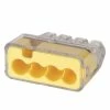 IDEAL InSure Push-In Wire Connector - 4-Port Model 34 (Pack Of 10), Model 30-286R
