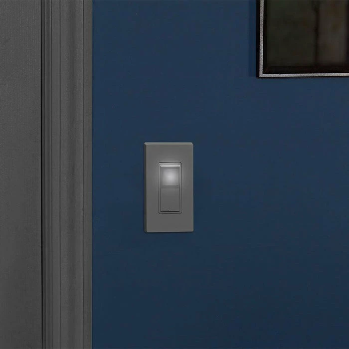 Leviton 15Amp Decora LED Illuminated Rocker Single-Pole Switch, Model L5611-2W 5 Leviton 15Amp Decora LED Illuminated Rocker Single-Pole Switch, Model L5611-2W - Image 5