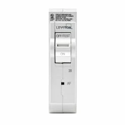 Leviton 1-Pole 20A 120V AFCI Plug-On Circuit Breaker, Model LB120-001