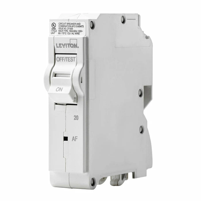 Leviton 1-Pole 20A 120V AFCI Plug-On Circuit Breaker, Model LB120-001 2 Leviton 1-Pole 20A 120V AFCI Plug-On Circuit Breaker, Model LB120-001 - Image 2