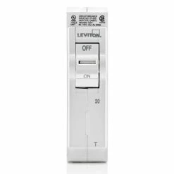 Leviton 1-Pole 20A 120V Standard Thermal Magnetic Breaker, Model LB120-T -Outlets Sales Store LB120 T b 700x700