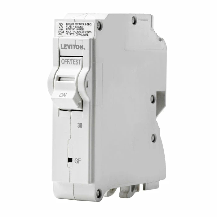 Leviton 1-Pole 30A 120V GFPE Plug-On Circuit Breaker, Model LB130-004* 2 Leviton 1-Pole 30A 120V GFPE Plug-On Circuit Breaker, Model LB130-004* - Image 2
