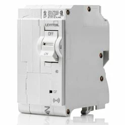 Leviton SMART 2-Pole 40A 120/240V GFCI Plug-On Circuit Breaker, Model LB240-GS*