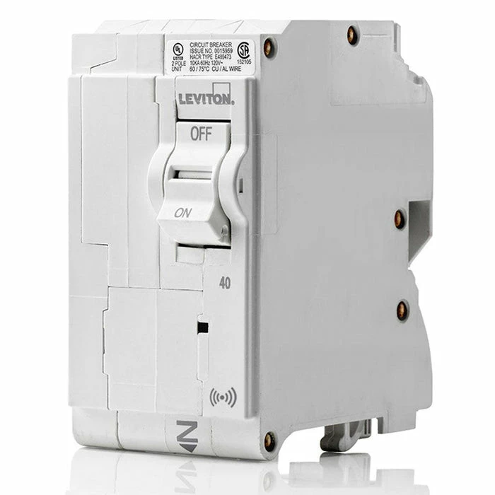 Leviton SMART 2-Pole 40A 120/240V Standard Plug-On Circuit Breaker, Model LB240-745-0SR 2 Leviton SMART 2-Pole 40A 120/240V Standard Plug-On Circuit Breaker, Model LB240-745-0SR - Image 2
