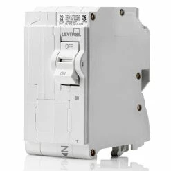 Leviton 2-Pole 60A 120/240V Standard Thermal Magnetic Circuit Breaker, Model LB260-T