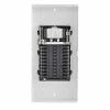 Leviton 100A 120/240V 20 Circuit 20 Spaces Indoor Load Center And Window Door With Main Breaker, Model LP210-CBW