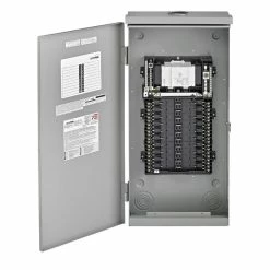 Leviton 125A 120/240V 20 Circuit 20 Spaces Outdoor Load Center And Interior With Main Breaker, Model LP212-C3B*