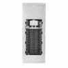 Leviton 100A 120/240V 30 Circuit 30 Spaces Indoor Load Center And Window Door With Main Breaker, Model LP310-CBW