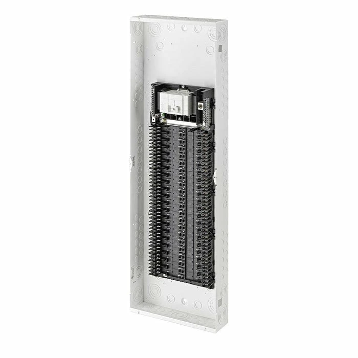 Leviton 100A 120/240V 42 Circuit 42 Spaces Indoor Load Center And Windowed Door With Main Breaker, Model LP410-CBW 2 Leviton 100A 120/240V 42 Circuit 42 Spaces Indoor Load Center And Windowed Door With Main Breaker, Model LP410-CBW - Image 2