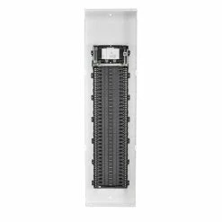 Leviton 200A 120/240V 66 Circuit 66 Spaces Indoor Load Center And Window Door With Main Breaker, Model LP620-CBW