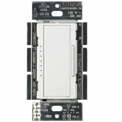 Lutron Maestro C.L Dimmer Switch For Dimmable LED, Halogen & Incandescent Bulbs, Model MACL-153M-WH