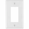 Leviton 1-Gang Midway Nylon Wallplate - White (Pack Of 10)