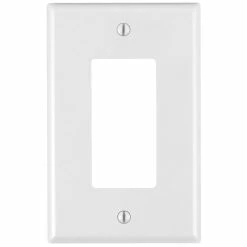 Leviton 1-Gang Midway Nylon Wallplate - White (Pack Of 10)