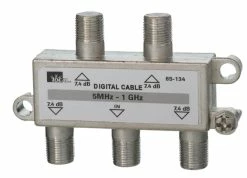 IDEAL 1 GHz 4-Way Cable TV/General Purpose Splitters, Model 85-134*