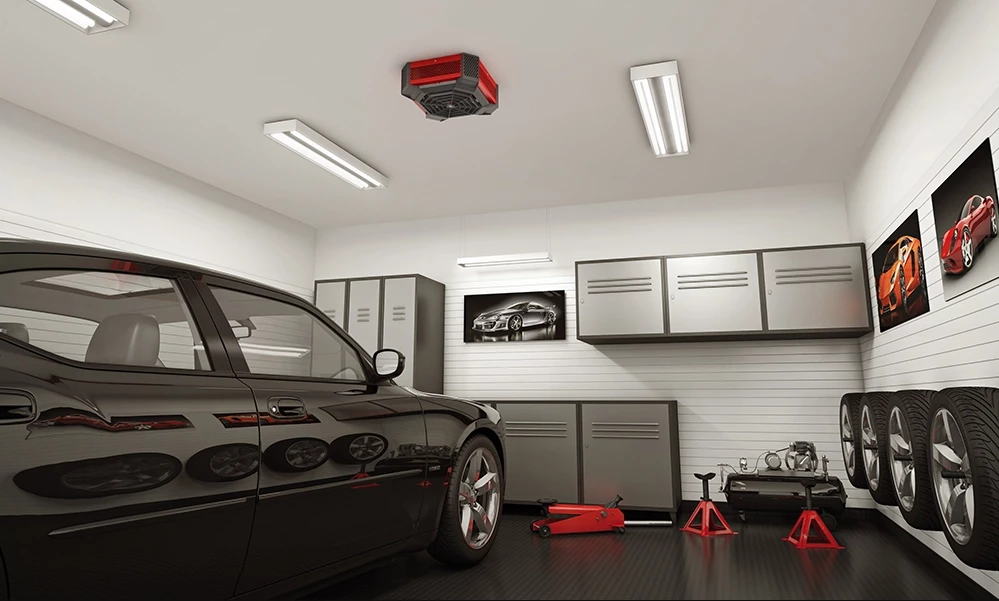 Stelpro 4000W Ceiling Fan Heater - Red, Model SGH4002R 3 Stelpro 4000W Ceiling Fan Heater - Red, Model SGH4002R - Image 3