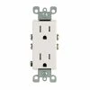 Leviton Decora Tamper Resistant Duplex Receptacle - White