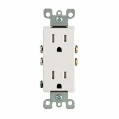 Leviton Decora Tamper Resistant Duplex Receptacle - White