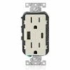 Leviton Type-A & Type-C USB Charger With 15A Tamper-Resistant Receptacle (Light Almond) Model T5633*