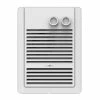 Uniwatt 1000W 240V Wall Fan Heater With Built-In Thermostat & Timer, Model UHF1002TTW