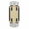 Leviton 4-Port Type-A USB Wall Outlet Charger (Ivory), Model USB4P-I*