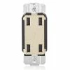 Leviton 4-Port Type-A USB Wall Outlet Charger (Almond), Model USB4P-T*