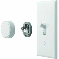 Lutron Aurora Smart Bulb Dimmer - Certified For Philips Hue Smart Lighting Systems, Model Z31BRLWHLOC