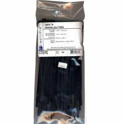 ElectriPro 11" Black Nylon Outdoor Cable Ties (500 Units), Model EPOCTO11V*