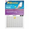 3M Filtrete Smart Allergen, Bacteria & Virus Filter, Model MPR 1500, 16x25x1 In